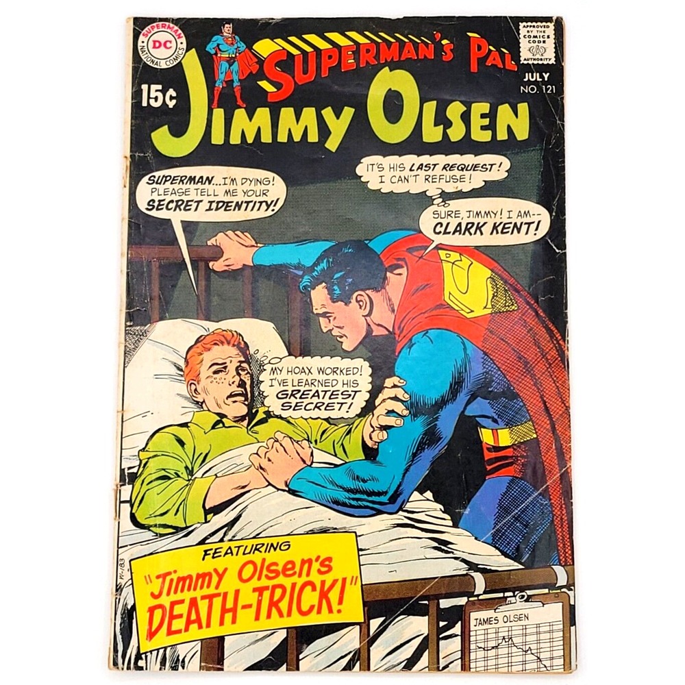 SUPERMAN'S PAL JIMMY OLSEN #121 (1969) / FN-‎ /   DC COMICS SILVER AGE